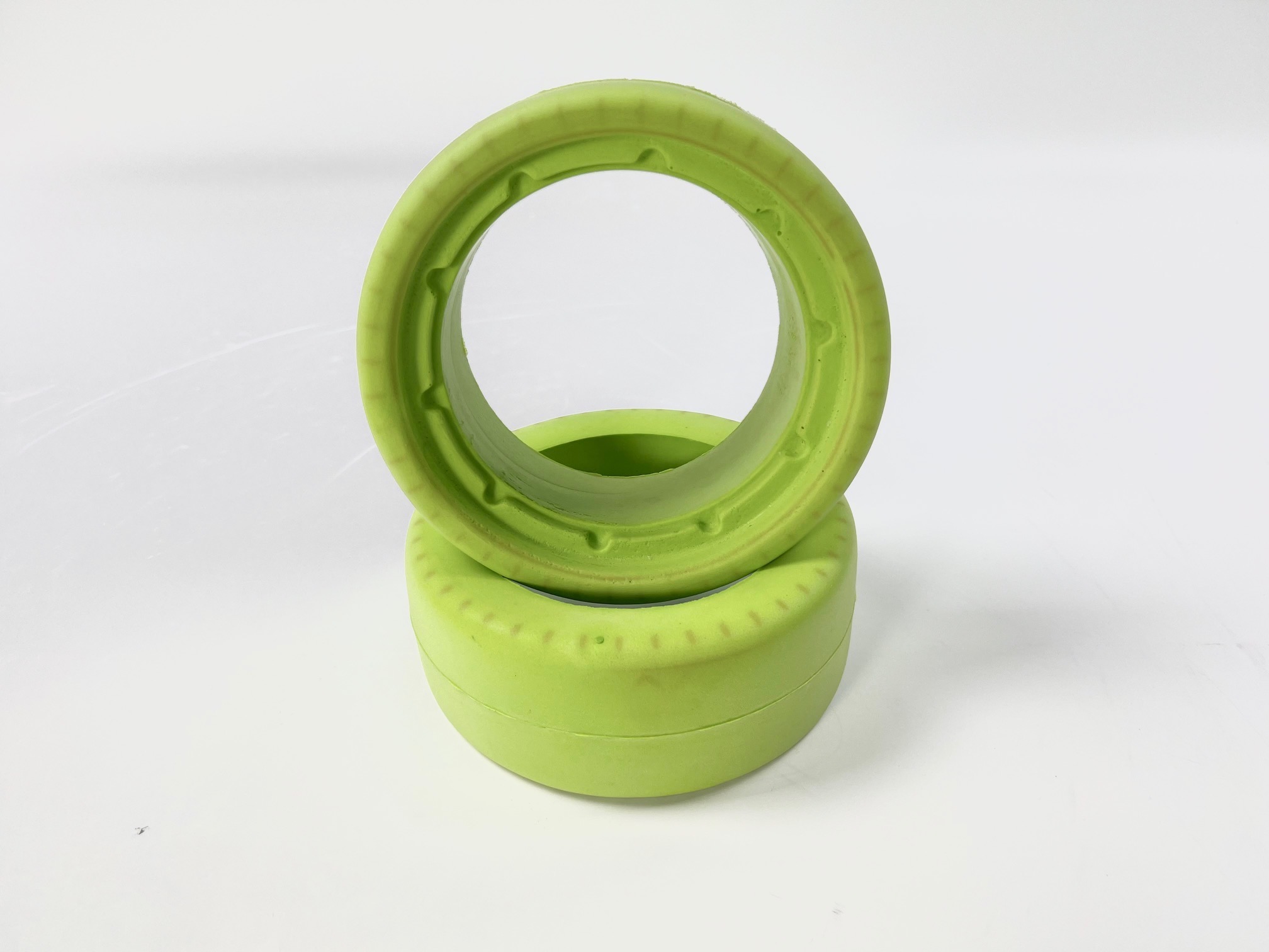y1324 MadMax Reifeneinlagen grün 165x65mm, für Maxi Pin Reifen